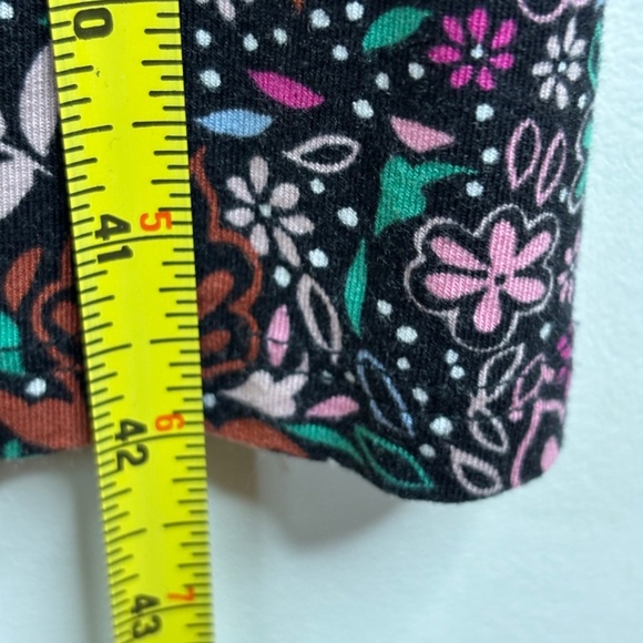 Boden Abigail Dress 8 Long Sleeve Leaf Print Stretch Jersey Pockets Thanksgiving - Picture 11 of 14